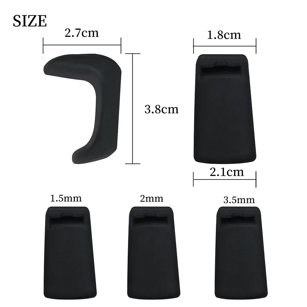 Adjustable Clarinet Oboe Thumb Finger Rest Cover Silicone Woodwind Instruments Parts Clarinet Oboe Accessories 1.5mm 2mm 3.5mm
