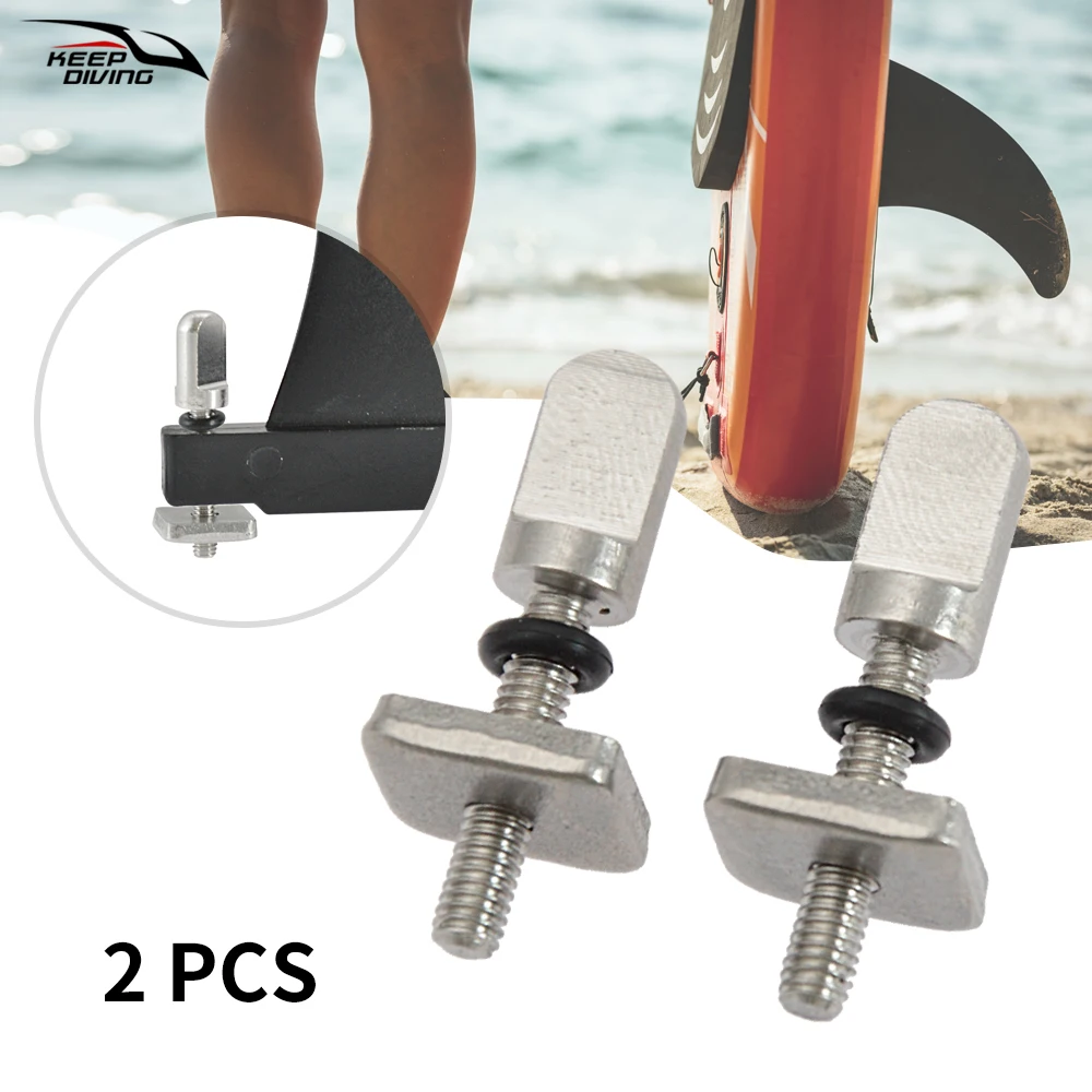 Surfboard Tail Fin Screws 316 stainless steel SUP Wakeboard Longboard Replace Screws Surfing Accessories 2 PCS surfboard screws