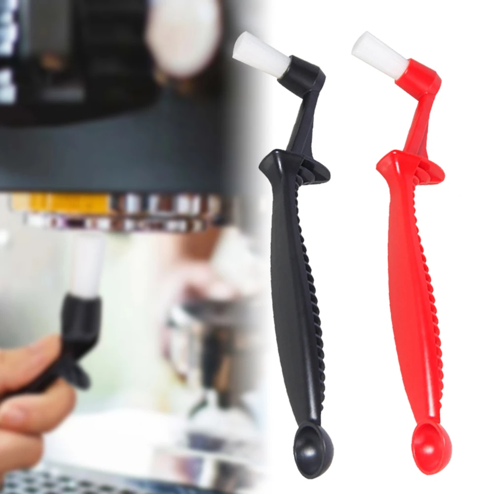 

Espresso Coffee Machine Cleaning Brush With Spoon Long Handle Coffee Grinder Cleaning Tools For Home Cafe Barista Coffee Tools