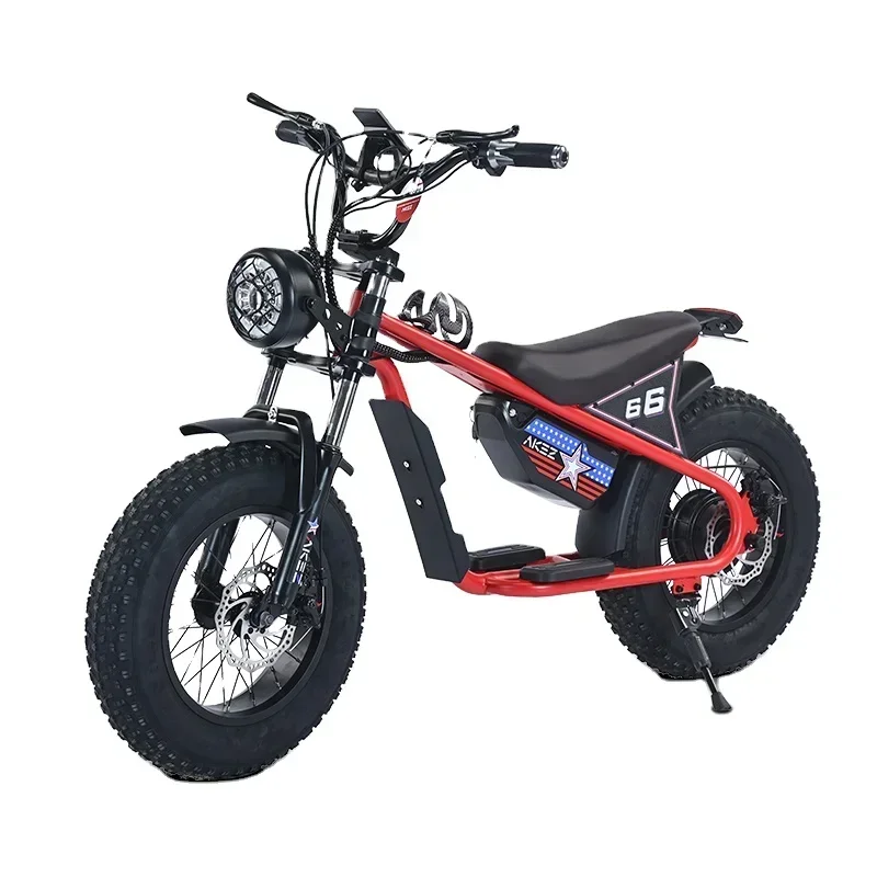 China Factory Direct Children's Electric Motorcycle 16 inch alloy 2 wheel Children's Balance Car 350w 36V1AH