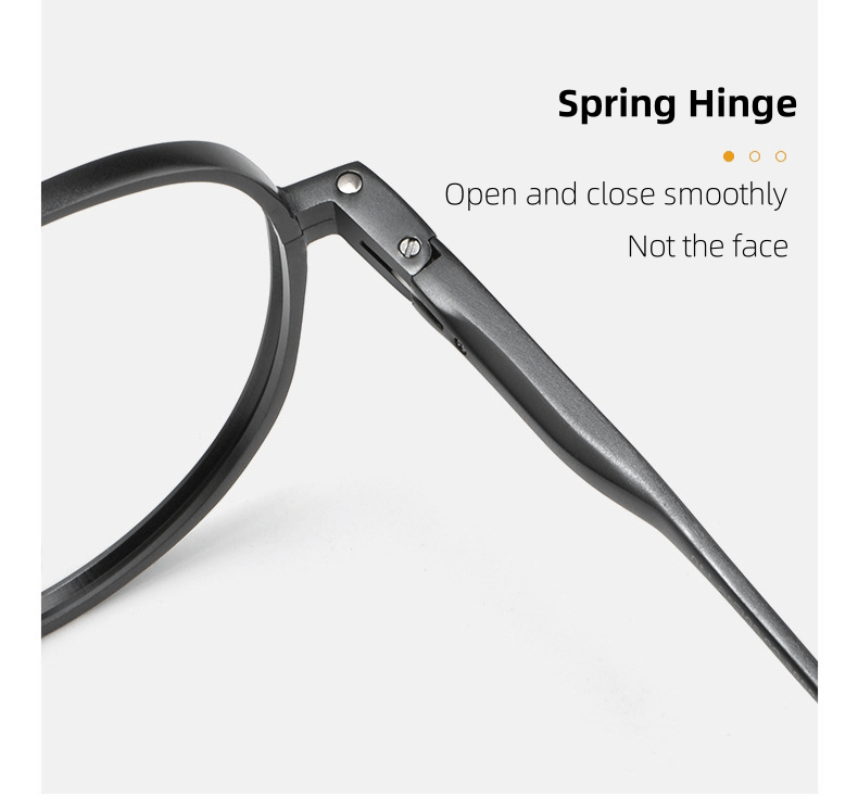 Reines Titan ultraleichte Doppels trahl große Brille Rahmen Männer Pilot dekorative Brillen Rezept Myopie optische Brillen – Detail 8