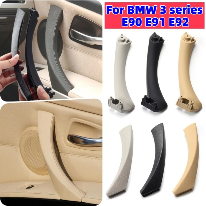 

Upgraded Interior Door Pull Handle With Cover Trim Replacement For BMW 3 series E90 E91 E92 316 318 320 325 328i 2004-2012