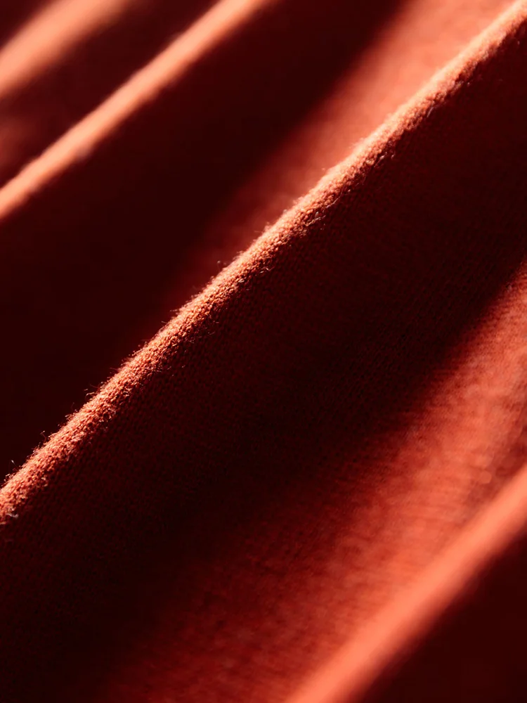 Description Picture 5 of itemMen's Autumn Winter Basic O-neck Pullover Sweater 30% Merino Wool Knitwear Long Sleeve Pure Color Smart Casual Clothes Tops