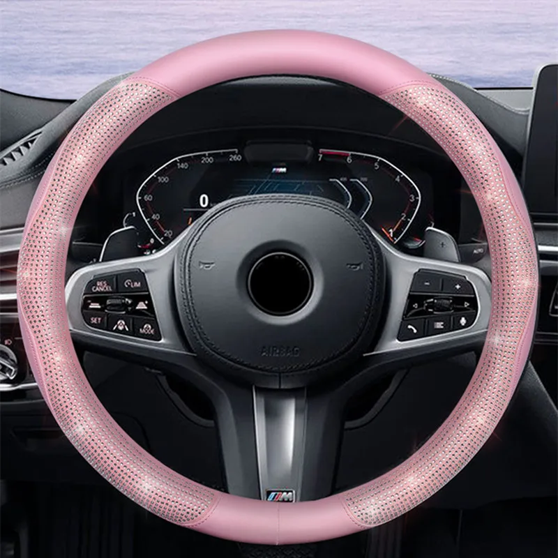 Sparkling Diamond Steering Wheel Cover – Exotic Car Accessories