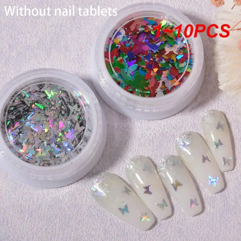 

Блестки, красочный блестящий красочный дизайн, добавленный мгновенный яркий патч-бабочка, украшение, смешанные цвета, аксессуары для ногтей