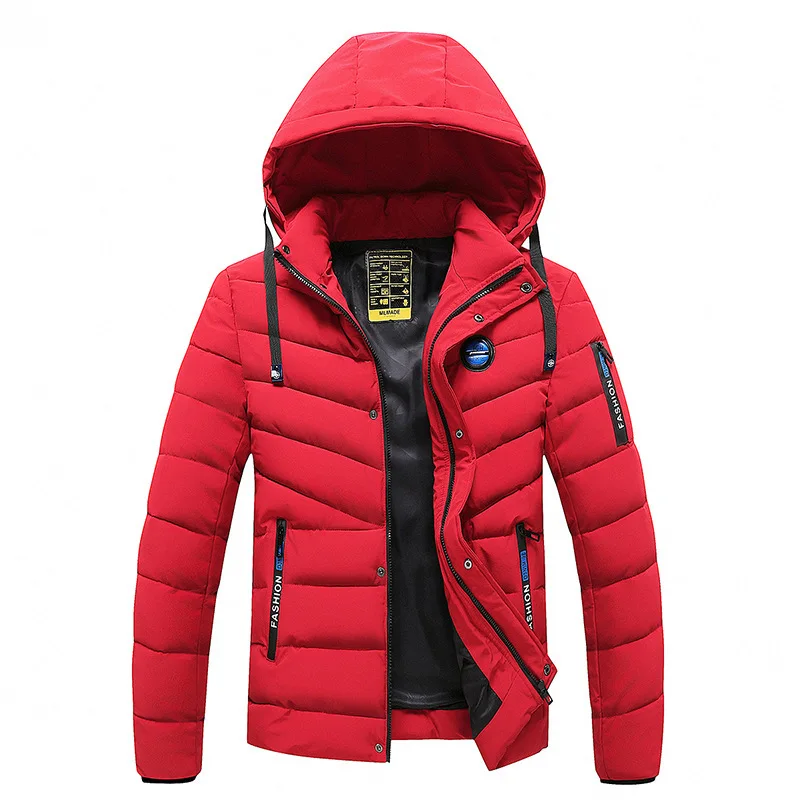 Men's Coats Casual Parkas Coat Mountaineering Motorcycle Jacket Clothing Winter Man Fashionable Camping Windproof Heating Male
