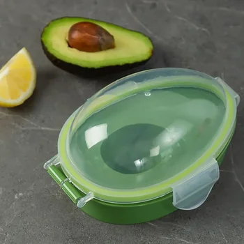 Snap On Lid Avocado Storage Container 1