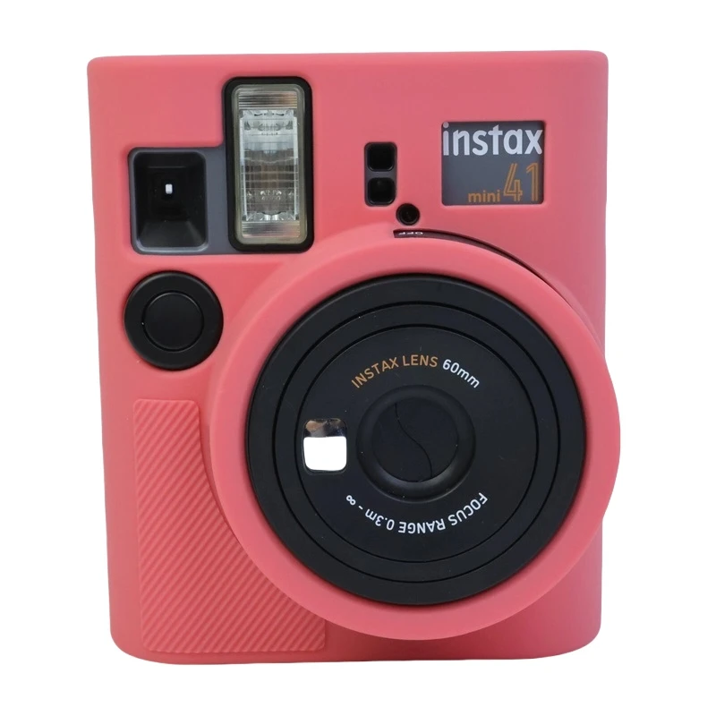 Custodia In Pelle PU Per Fujifilm Instax Mini 41 | Con Tracolla Rimovibile, Nera | Protezione Antiurto Con Tasca Porta Pellicola - 3