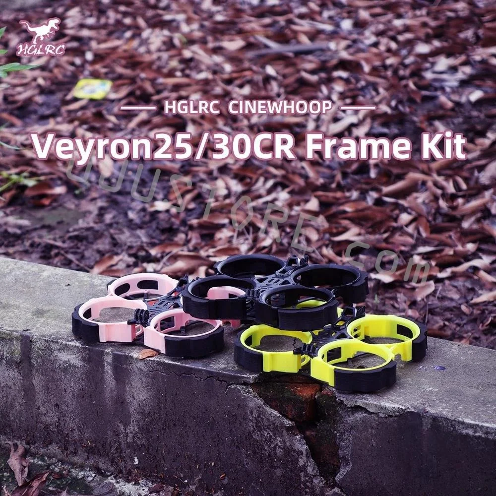 

HGLRC Veyron25CR Veyron30CR 2.5 3 Inch Cinewhoop Indoor Frame Kit For Freestyle FPV Quadcopter RC Racing Drone DIY Model Parts