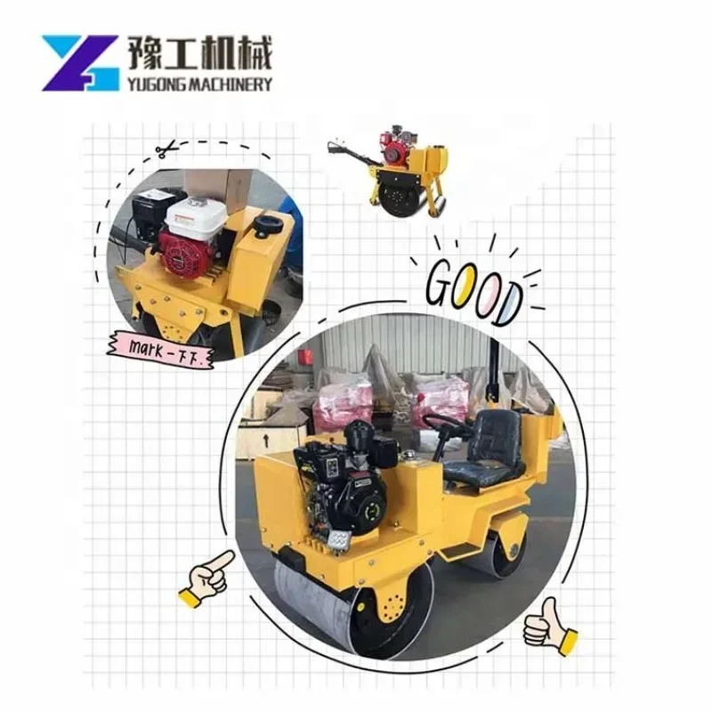 

YG 3 Ton Diesel Engine Rollers 2t 2 Steel Wheels Road Cricket Pitch Roller