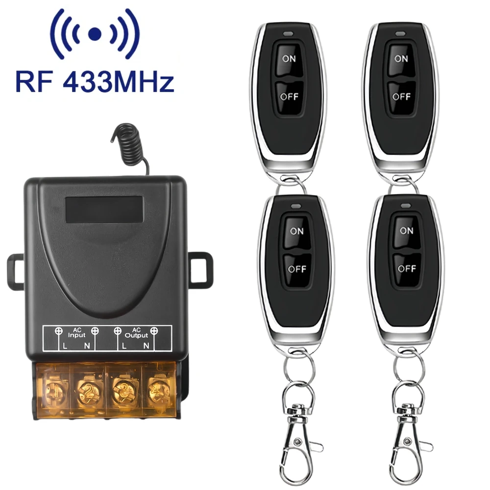 AC-110V-220V-30A-Relay-Wireless-RF-Remote-Control-Switch-System-RF ...