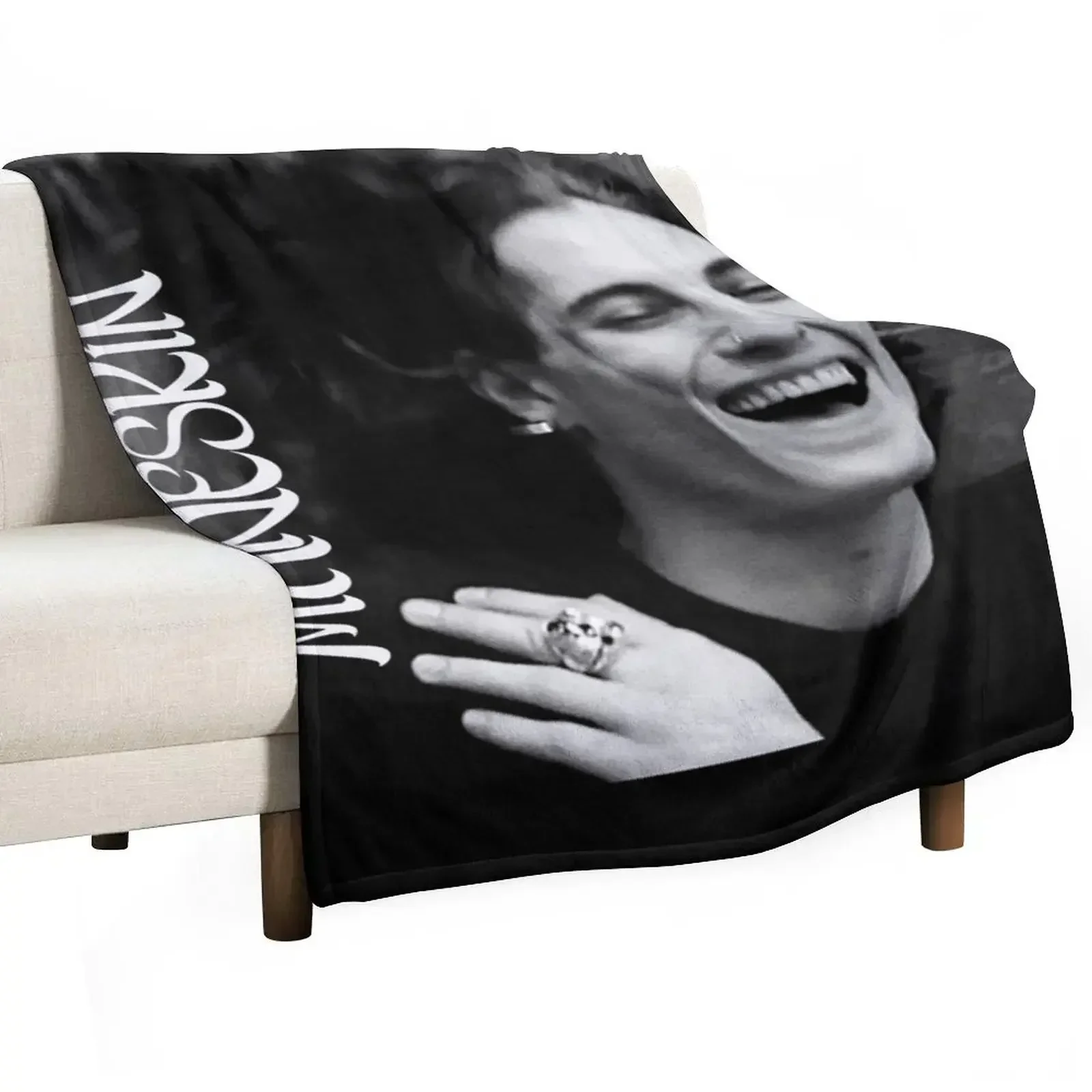 

Damiano David Maneskin Throw Blanket Heavy Plush Blankets