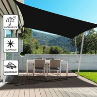 1PC, UV-Blocking Waterproof Shade Sail, Portable Easy Fasten Sun Canopy For Outdoor Patio, Yard, Car Port, Pool Decoration 1