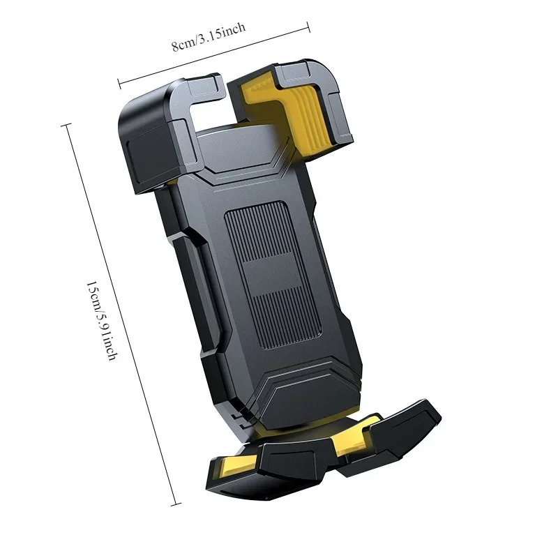 Mobile Phone Holder Motorbike Electric E-bike Mobile Phone Holder Riding Takeaway Rider Car Anti-shock Navigation Bracket Stable