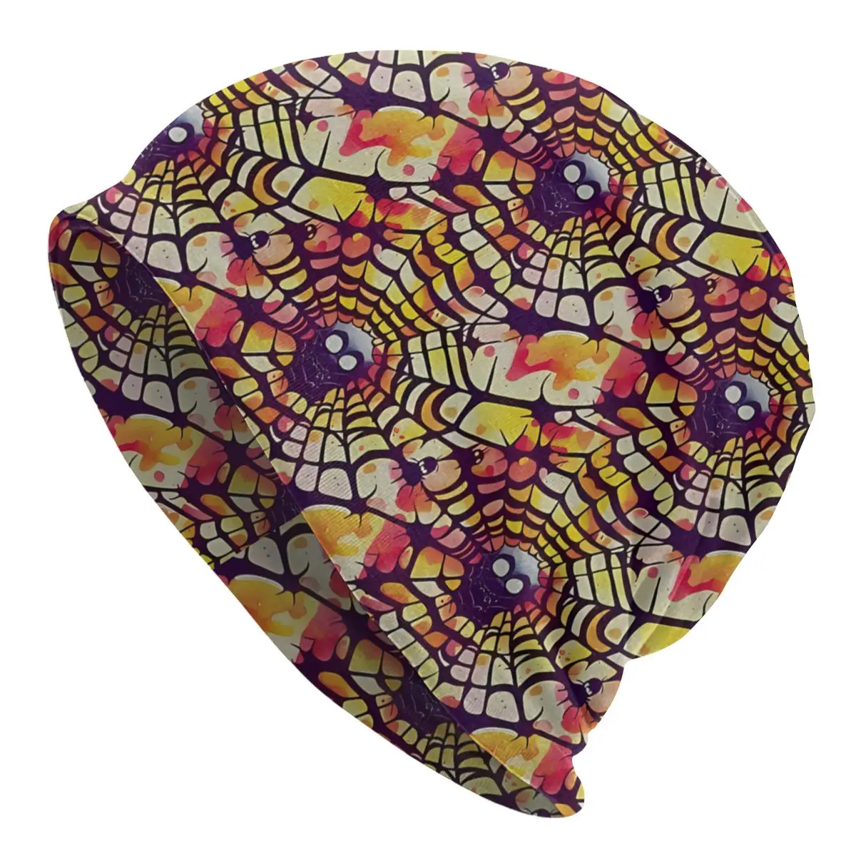 

Halloween Thin Skullies Beanies Autumn Spring Caps For Men Women Spider Web Animal Ski Caps Bonnet Hats