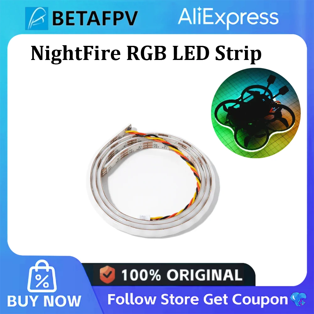 Bande LED RGB NightFire pour FPV Drone - 500mm avec Contrôleur
