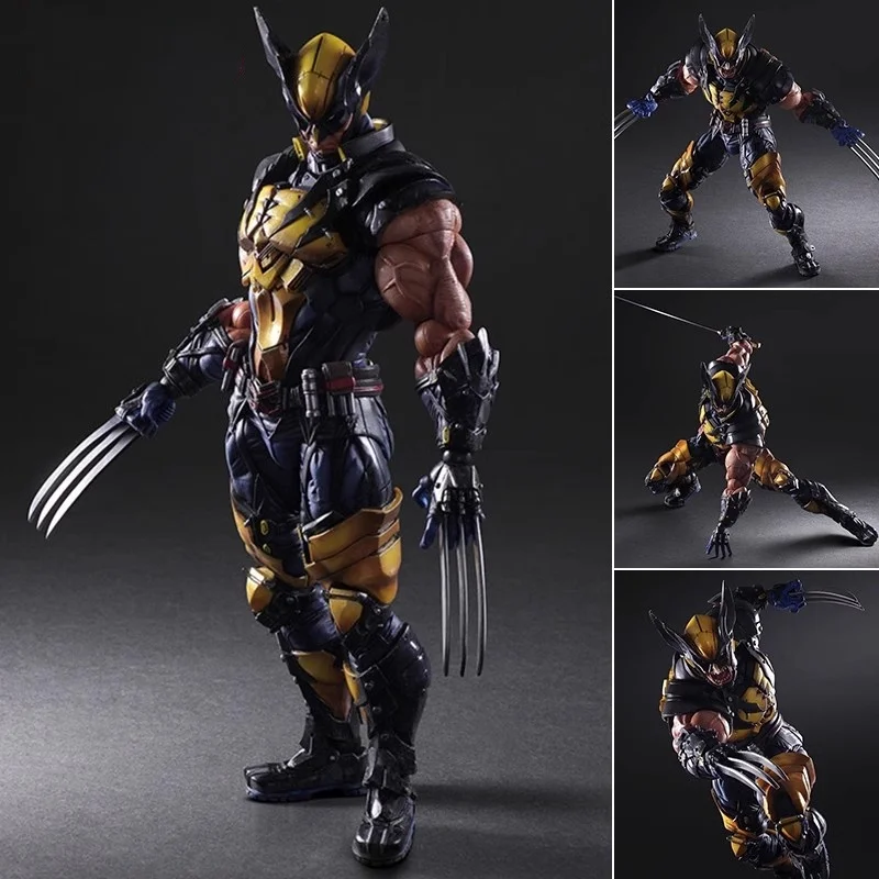 

Marvel Warrior Heroes Wolf Uncle Wolverine Movable Model Desktop Toys Collect Ornaments Desktop Decoration Surprise Gift