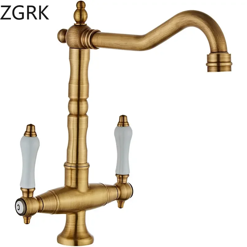 torneira dupla deck montado misturador para pia 05