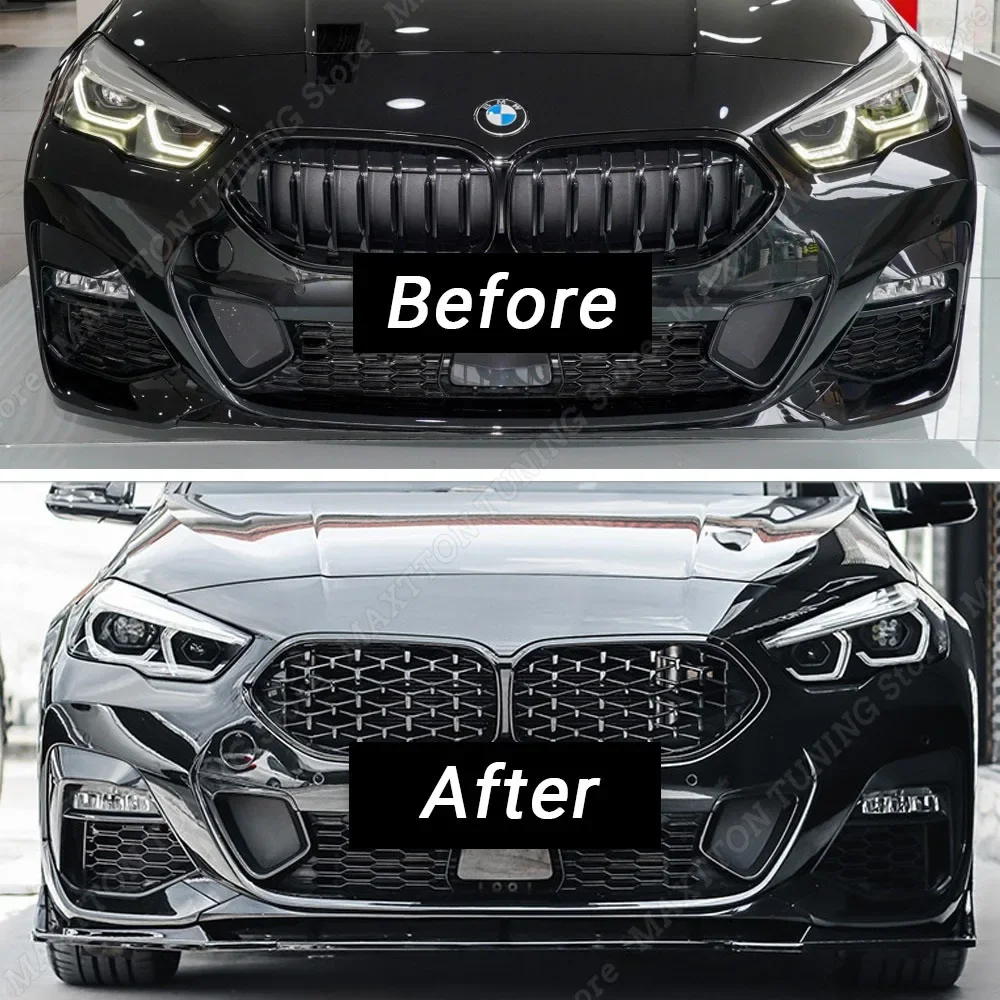 Becquet Avant Pour BMW Série 2 F44 Gran Coupé (2020-2024) - Kit Carrosserie Style, Protection Pare-chocs, ABS