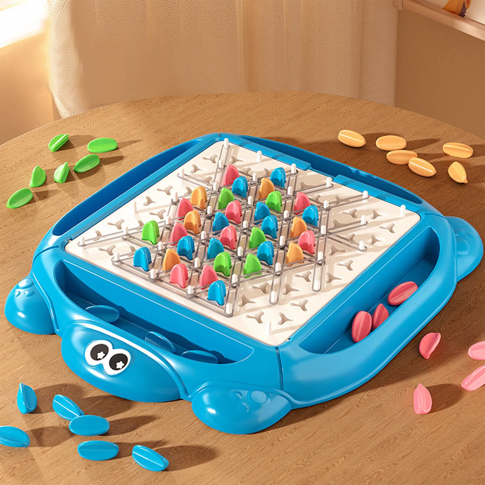 Chain Triggle Chess Game Triggle Rubber Band Game Toy For Kid Interactive Board Game Battle Set For Family Party Gift 5
