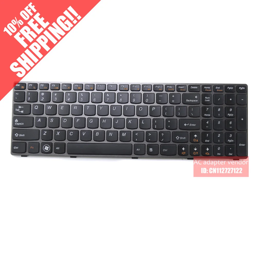 

FOR LENOVO Z580 Z580A G580 G585 V580 Z585 keyboard white sliver frame