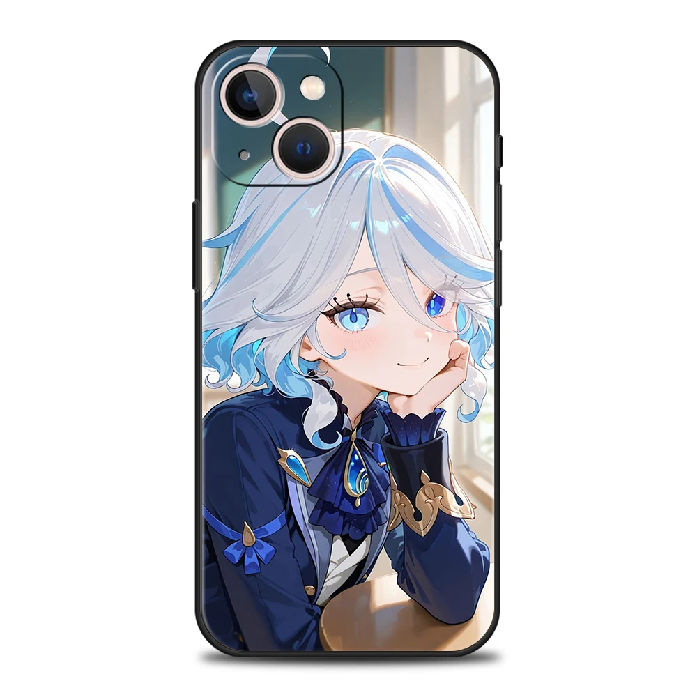 Genshin Impact Lovely Furina Luxury Phone Case Cover