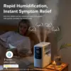 Humidifiers for Bedroom Home, Smart Warm and Cool Mist Air Humidifier for Large Room, Auto Customized Humidity, Fast Symp 3