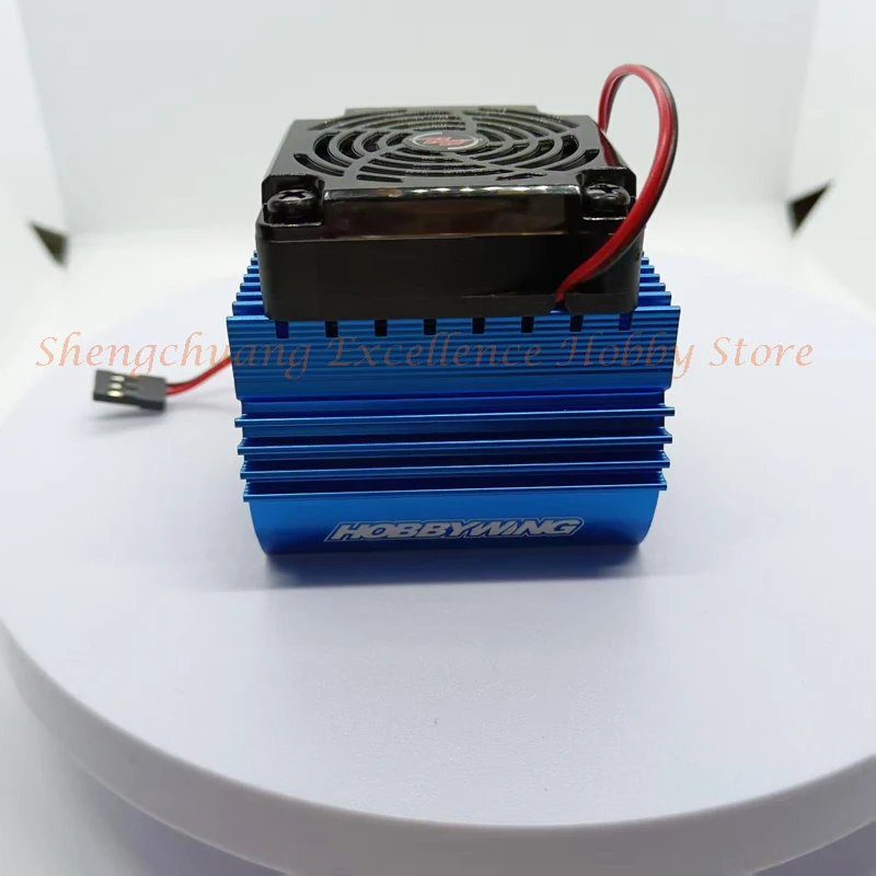 Kit radiateur + ventilateur Hobbywing pour moteur RC 1/8 3665/3674/4465
