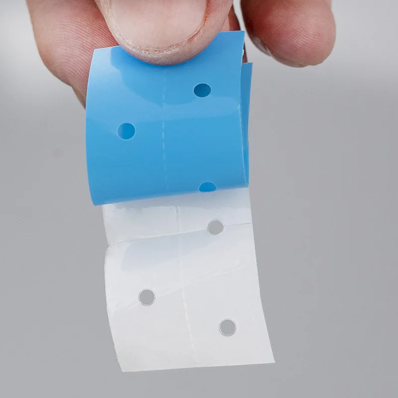 36pcs/lot Waterproof Transparent Double Sided Adhesive Tape WIth Small Holes Hair Tape Wig Toupee Hair Piece Tape 4