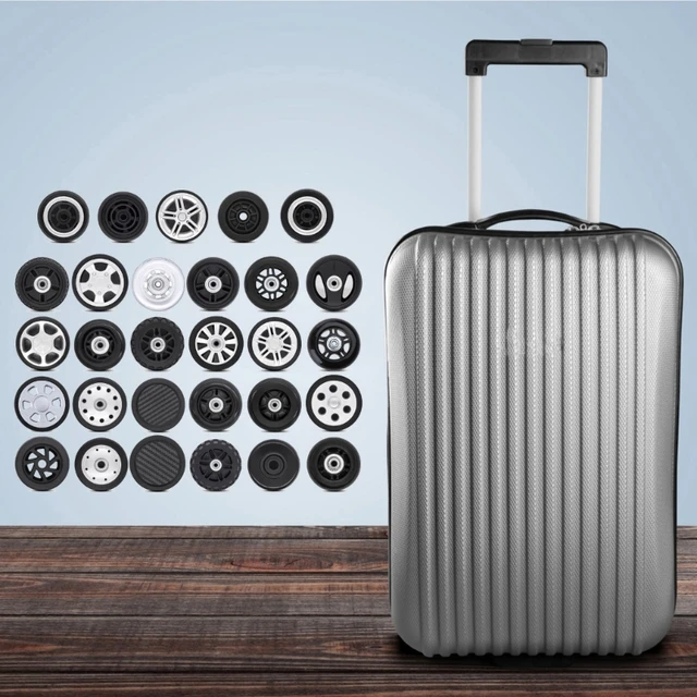 Roulette de valise, 1 paire de roulettes pivotantes pour bagages