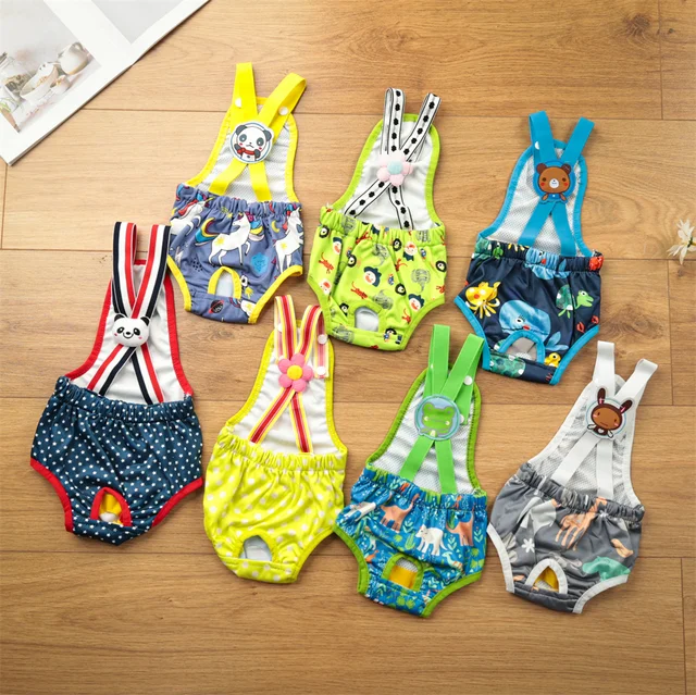 Pantalons physiologiques unisexes pour animaux de compagnie, sous-vêtements pour filles, couches pour chiens, slips à sangle, culottes hygiéniques pour femmes, fournitures pour animaux de compagnie 1