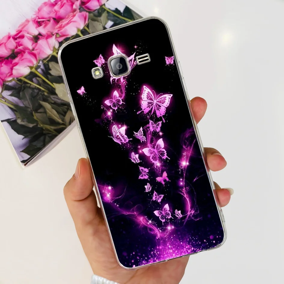 Clear Flower Design Soft TPU Silicone Phone Case