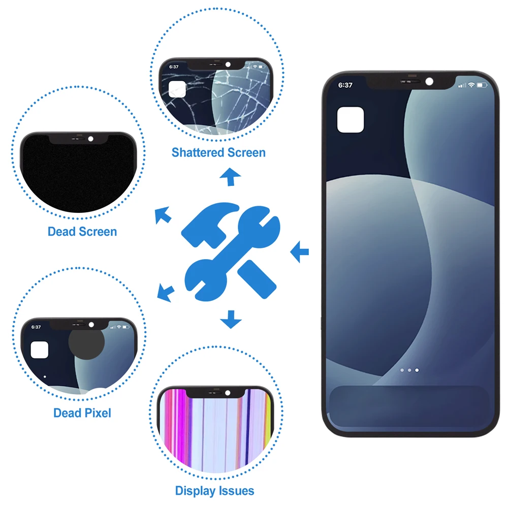 GX AMOLED LCD Per IPhone 12 Pro Max Display Con Touch - Foto 11