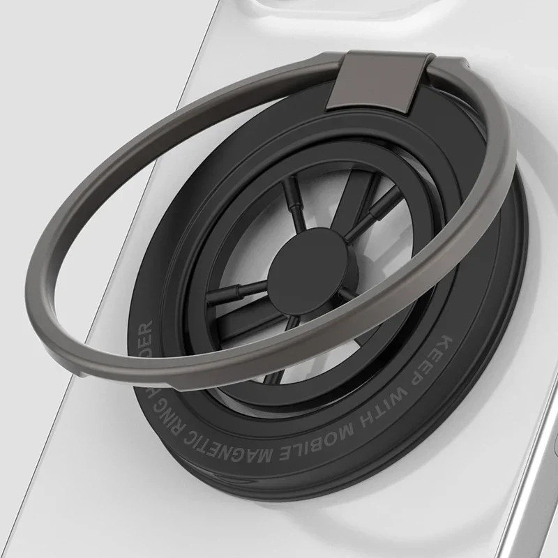 Suporte Magnético Giratório para Celular Fidget Spinner, Cor Morandi, 360 Graus °   Suporte Rotativo, Compatível com MagSafe, Alívio do Estresse