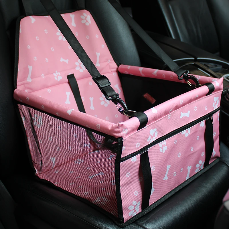 Pet car bag, cat car mat, mesh hanging bag, travel dog safety seat