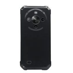 Soft Silicone Protective Phone Case - Durable TPU Back Cover Shell for FOSSiBOT F105 (Black)