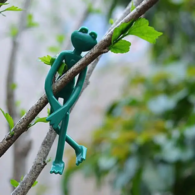 5 db Újrahasznosítható Ágak Rögzítő Sávbékák Alakul Ki Az Időjárás-Rezisztens Pvc Faágak - Image 2
