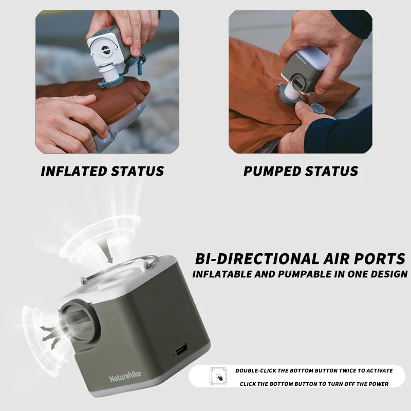 Naturehike نافخة/مضخة تفريغ نفخ ل وسادة قابلة للنف...