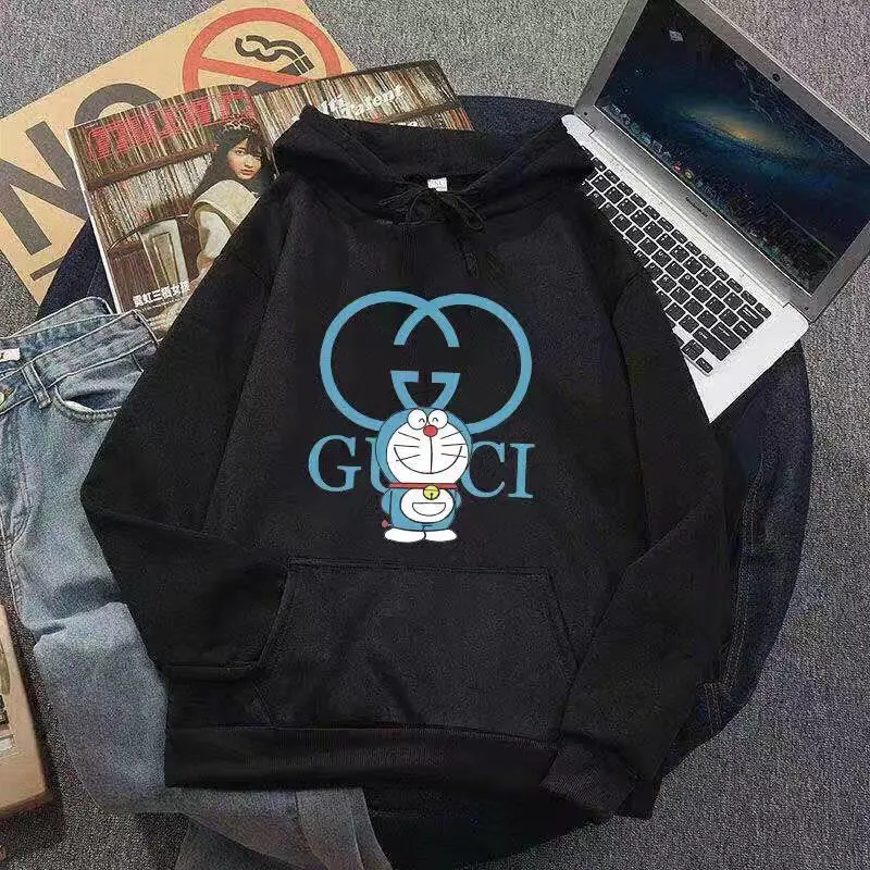 New Luxury Brand Hooded Sweater Casual Loose Men and Women Couples Versatile Letter Printing Pure Cotton Jacket Hoodie Jumper
