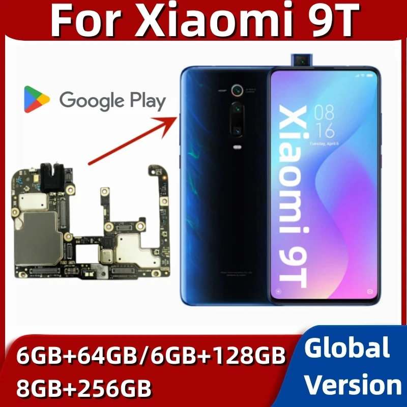 

Mainboard for Xiaomi Mi 9T/ Redmi K20, Motherboard PCB Module with Snapdragon 730, Unlocked Main Circuits Board,Full Working