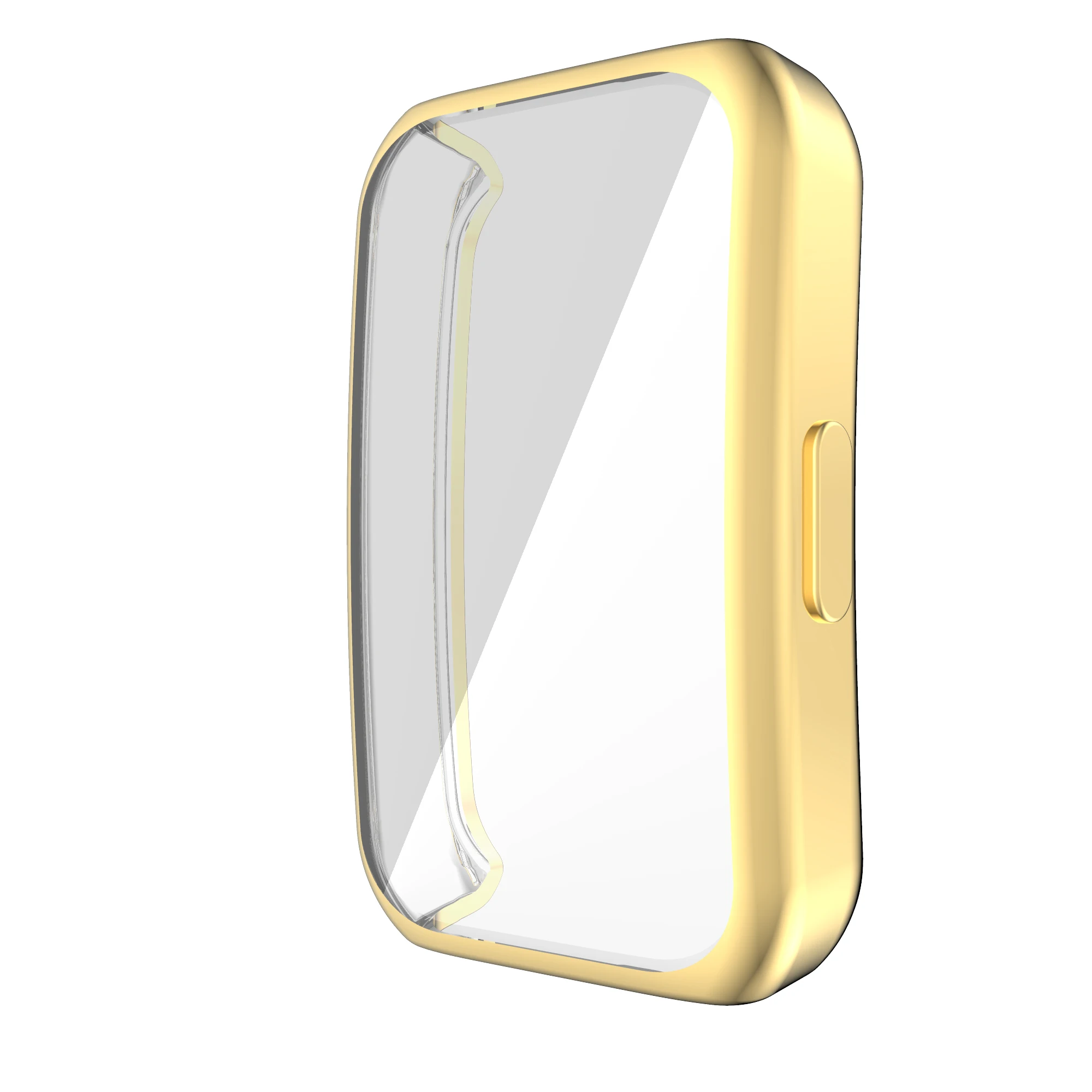 TPU Soft Protective Frame with Plating Finish - Full Screen Protector Shell