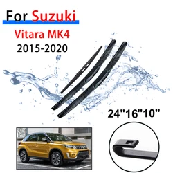 Jeu de balais d'essuie glace avant et arrière, pour Suzuki Vitara MK4 2015 – 2020, pare brise, fenêtre, 24 "+ 16" + 10" 