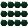 12pcs/set Velvet Christmas Ball Pendant 8cm Christmas Tree Decoration Ball Set With Gift Box 2025 New Year Xmas Decorative Balls 2