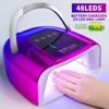 UV LED Nail Lamp For Fast Drying Gel Nail Phototherapy Machine 48 LEDs Manicure Salon Tool Equipment Professional Nail Light 1