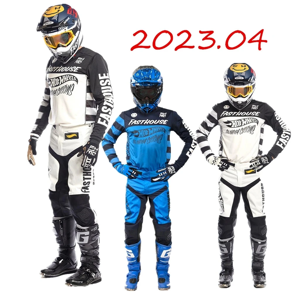 

2023.04 FX R Moto Jersey Set Dirt Bike Motocross Gear Set ATV Motorcycle Suit Off Road Jersey And Pant R