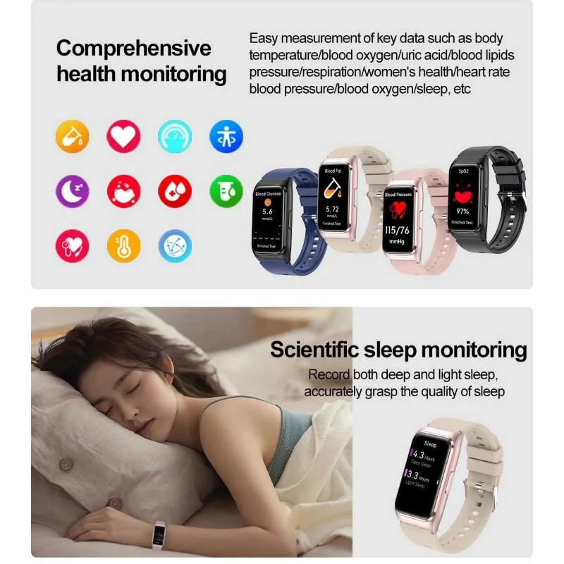 2025 New Smartwatch blood oxygen Heart Rate sleep