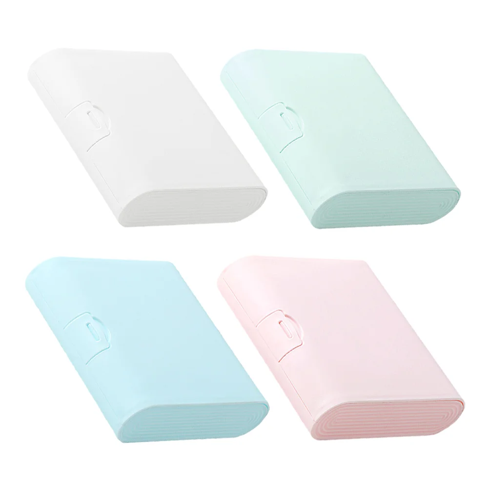 

4 Pcs Travel Organizer Brackets Hair Accessories Holder Bands Electronic Cable Case Small Earphone Storage Mini Digital Data