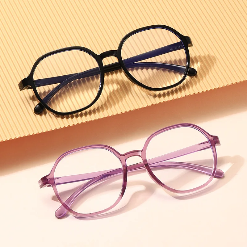 Fashion reading Glasses Women Large Frame Anti Blue Light Presbyopia Eyeglass Middle-Aged Elderly People Prescription Eyewear +1 - 4
