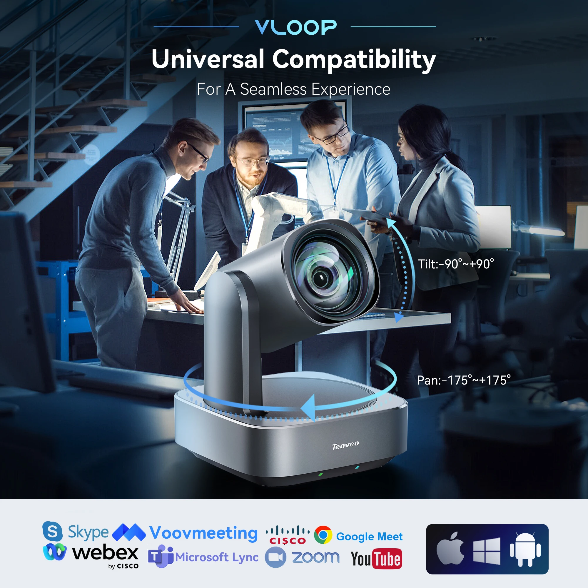 Ip Camera Vmix Rtsp Ptz Tenveo Video Conference System Equipment