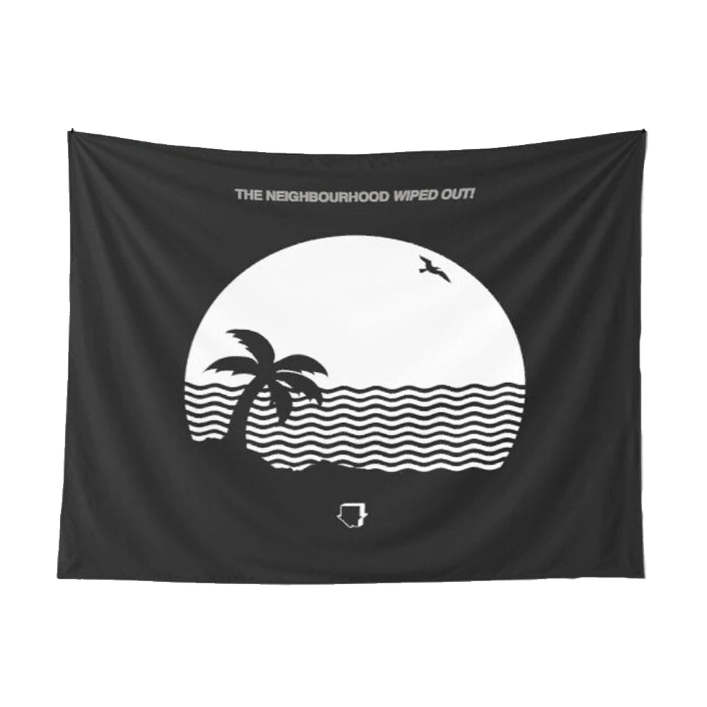 Wiped Out The Neighbourhood Tapestry Wall Hanging Rock Music Home Decoration Window Curtain Throw Towel Blanket Bedding Sheet tapestry decor